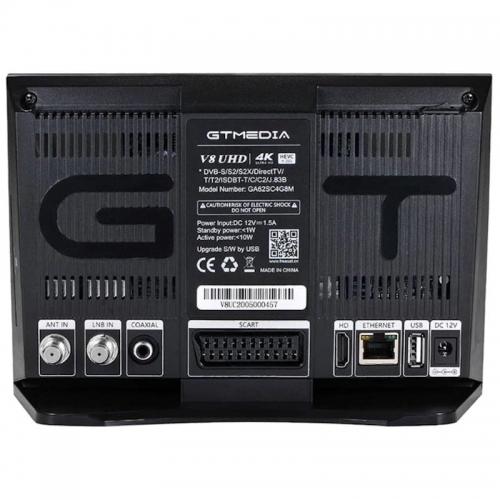 GTMedia Freesat V8 UHD 4K Wifi - Receptor de Satélite