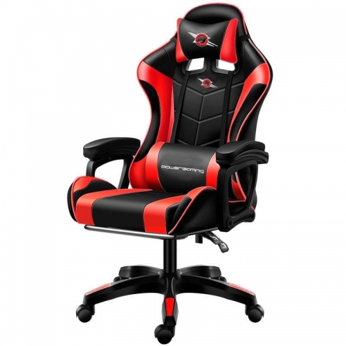 Cadeira Gaming PowerGaming com Coluna Bluetooth e Massagem Vermelho