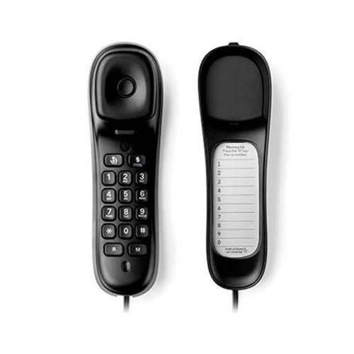 TELEFONE FIXO MONTAGEM PAREDE MOTOROLA CT50 BLACK