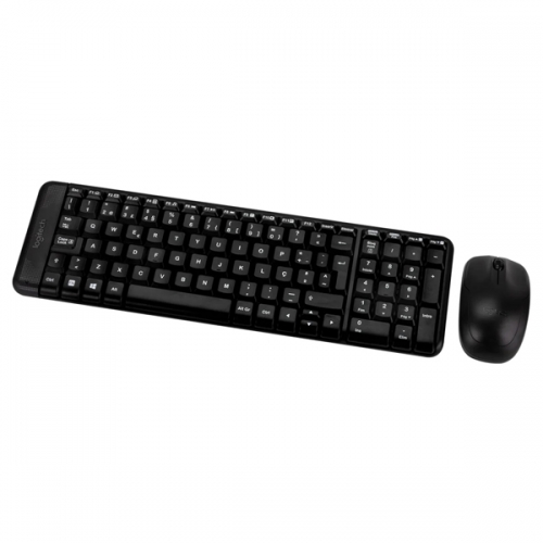 TECLADO E RATO SEM FIOS MK220 PT