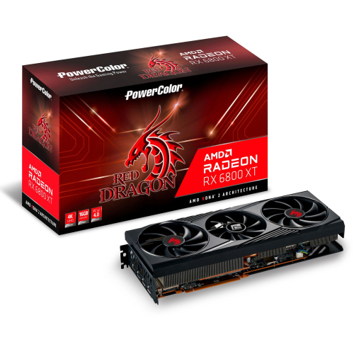 PLACA GRÁFICA POWERCOLOR RX 6800XT 16GB GDDR6 RED DRAGON