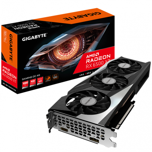 PLACA GRÁFICA GIGABYTE RX 6500 XT GAMING OC 4GB GDDR6