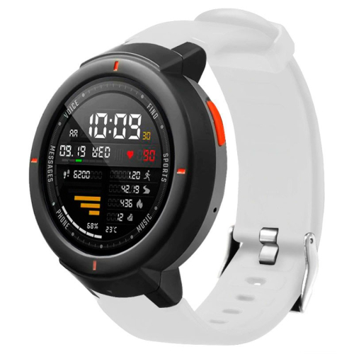 Substituição Pulseira Amazfit Verge / Verge Lite Silicone (Branco)