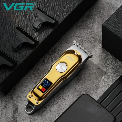 VGR V-290 - Aparador de Cabelo Dourado