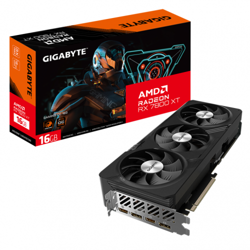 PLACA GRÁFICA GIGABYTE RX 7800XT 16GB GDDR6 GAMING OC