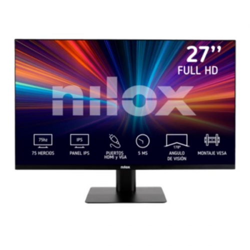 Monitor 27" Nilox NXM27FHD11, FullHD, IPS, HDMI, VGA y 5ms