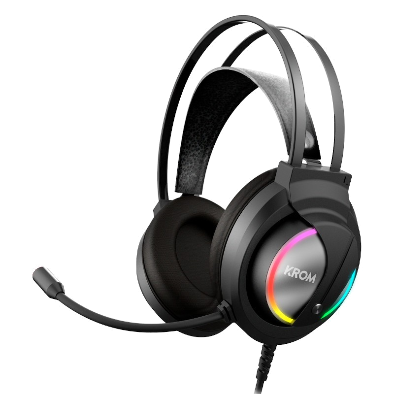 AURICULARES C/MICRO KROM KAPPA GAMING RGB