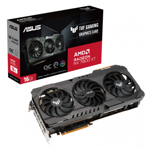 PLACA GRAFICA ASUS TUF RX 7800XT OC 16GB GAMING 