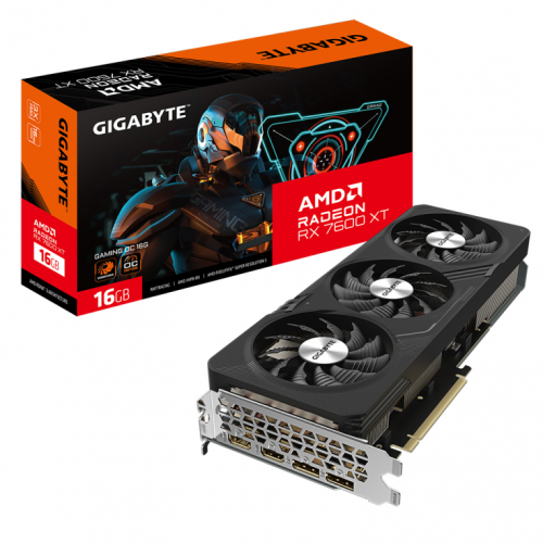 PLACA GRAFICA GIGABYTE RADEON RX 7600 XT GAMING OC 16GB DDR6 