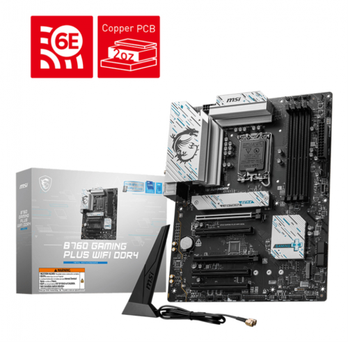 MOTHERBOARD MSI PRO B760 GAMING PLUS WIFI 1700 ATX 4XDDR4