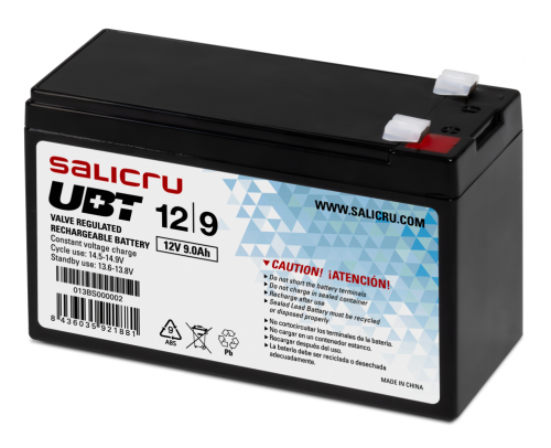 BATERIA SALICRU 9Ah/12V PARA SAI UBT 12/9